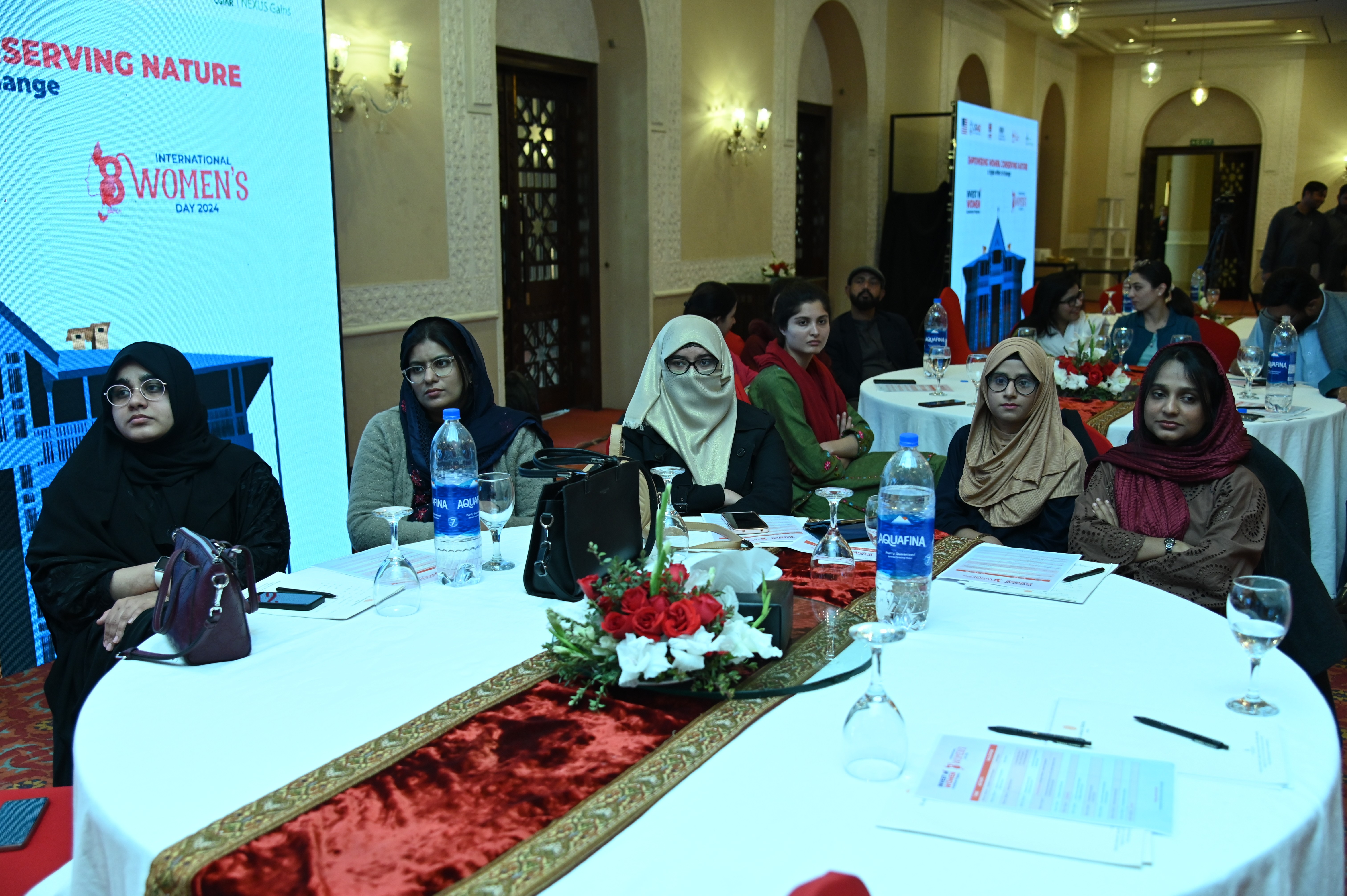 The participants at The Women's Day celebrations