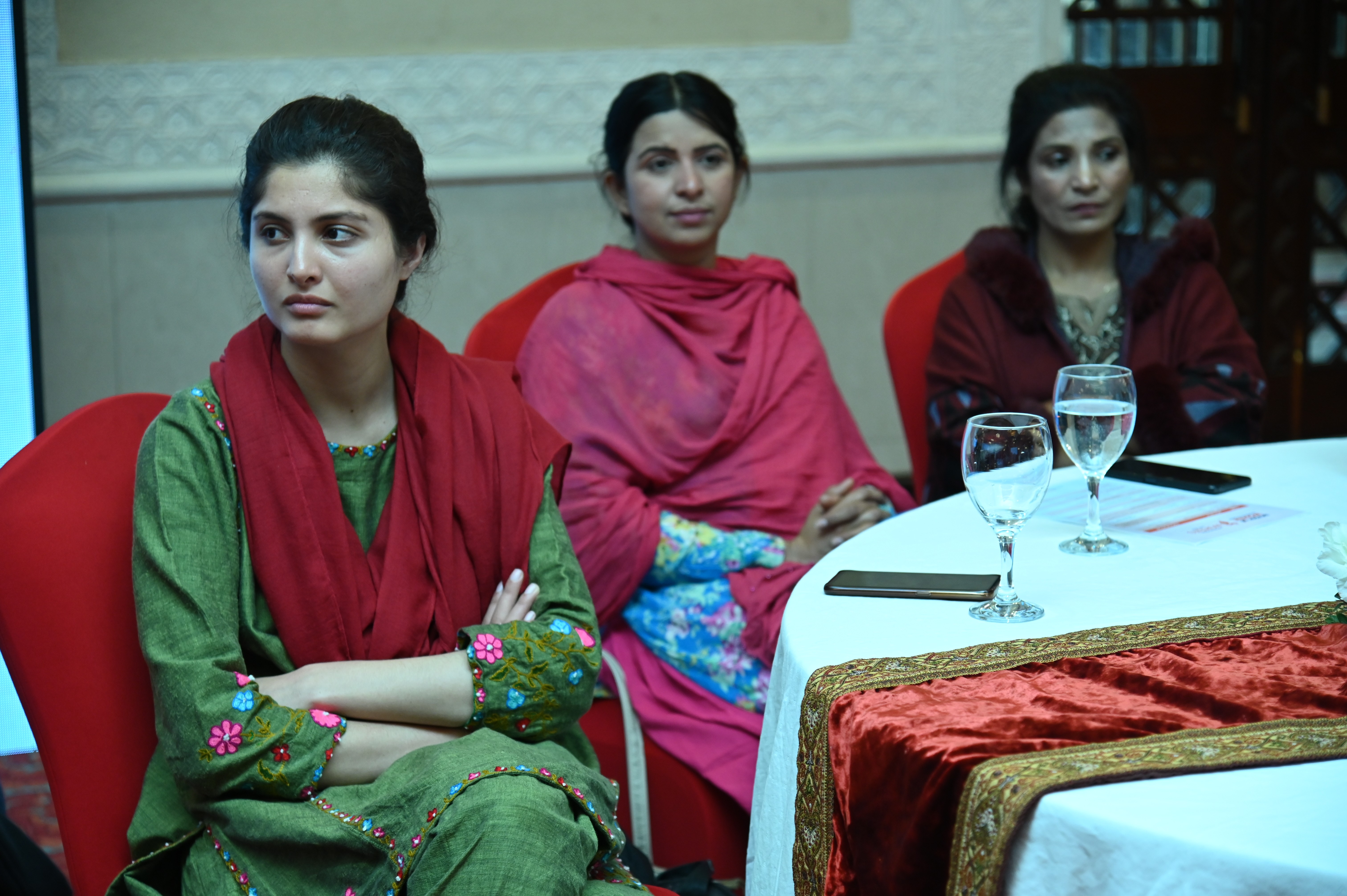 The participants at The Women's Day celebrations