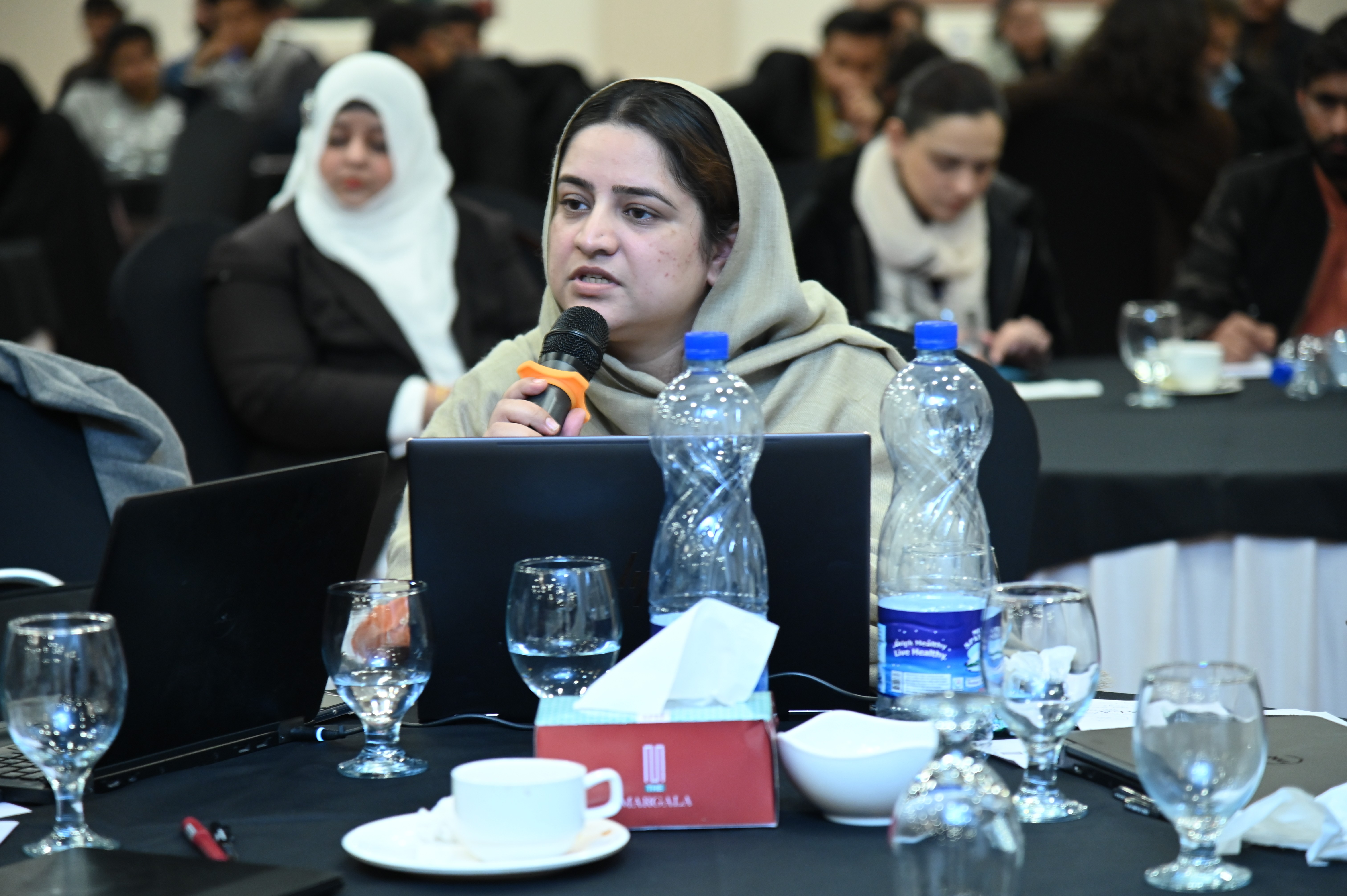 The question-and-answer session during the seminar