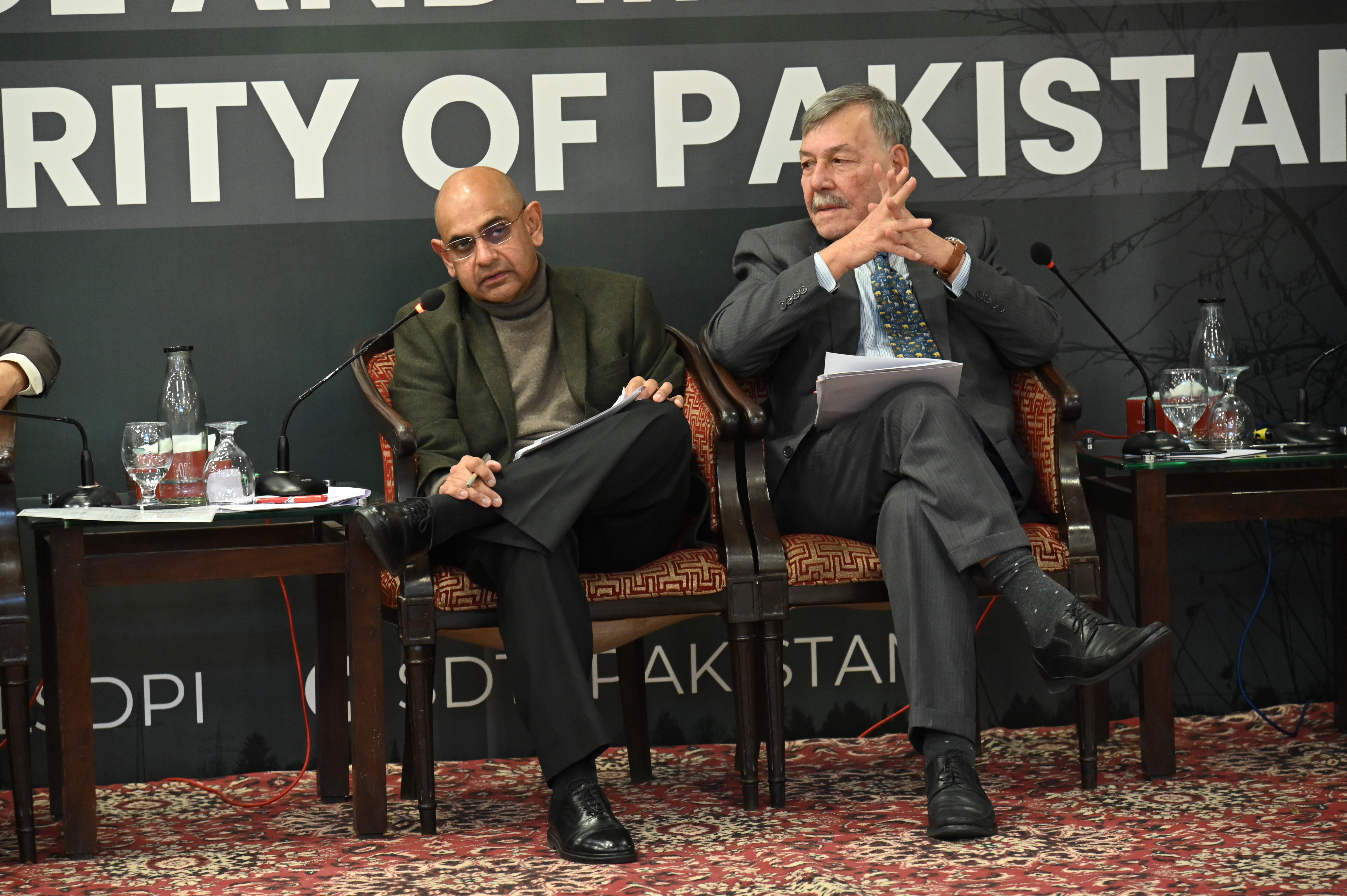 A panel discussion during the Seminar on Climate Change