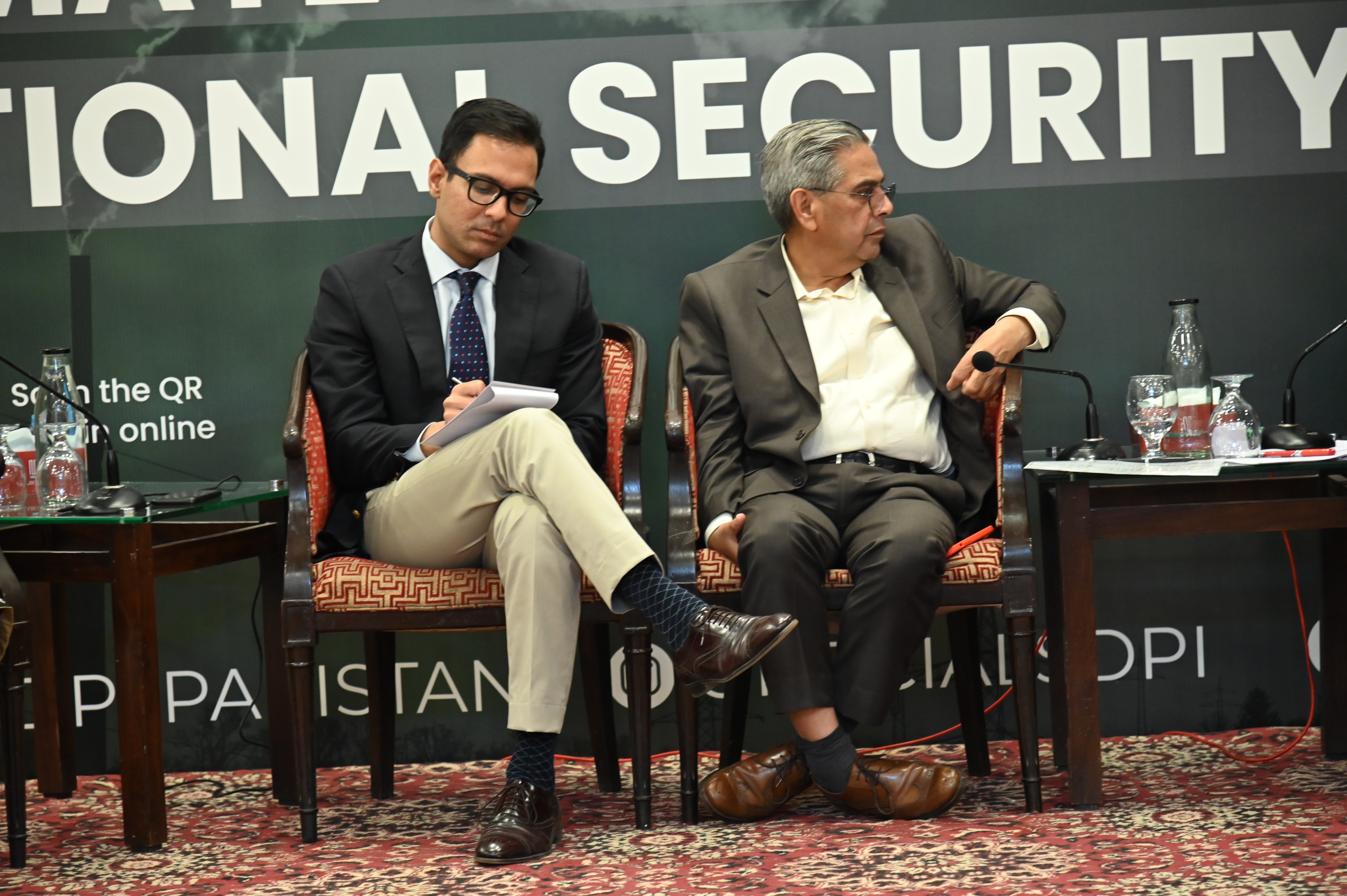 A panel discussion during the Seminar on Climate Change