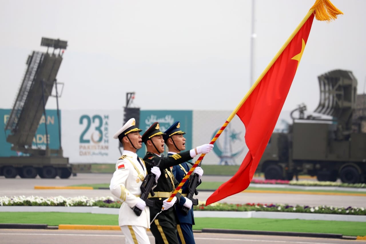 Chinese People's Liberation Army- PLA Guard of Honor marched at Pakistan Day Parade on Saturday, paying tribute to the peace and prosperity of Pakistan and the iron-clad China-Pakistan friend