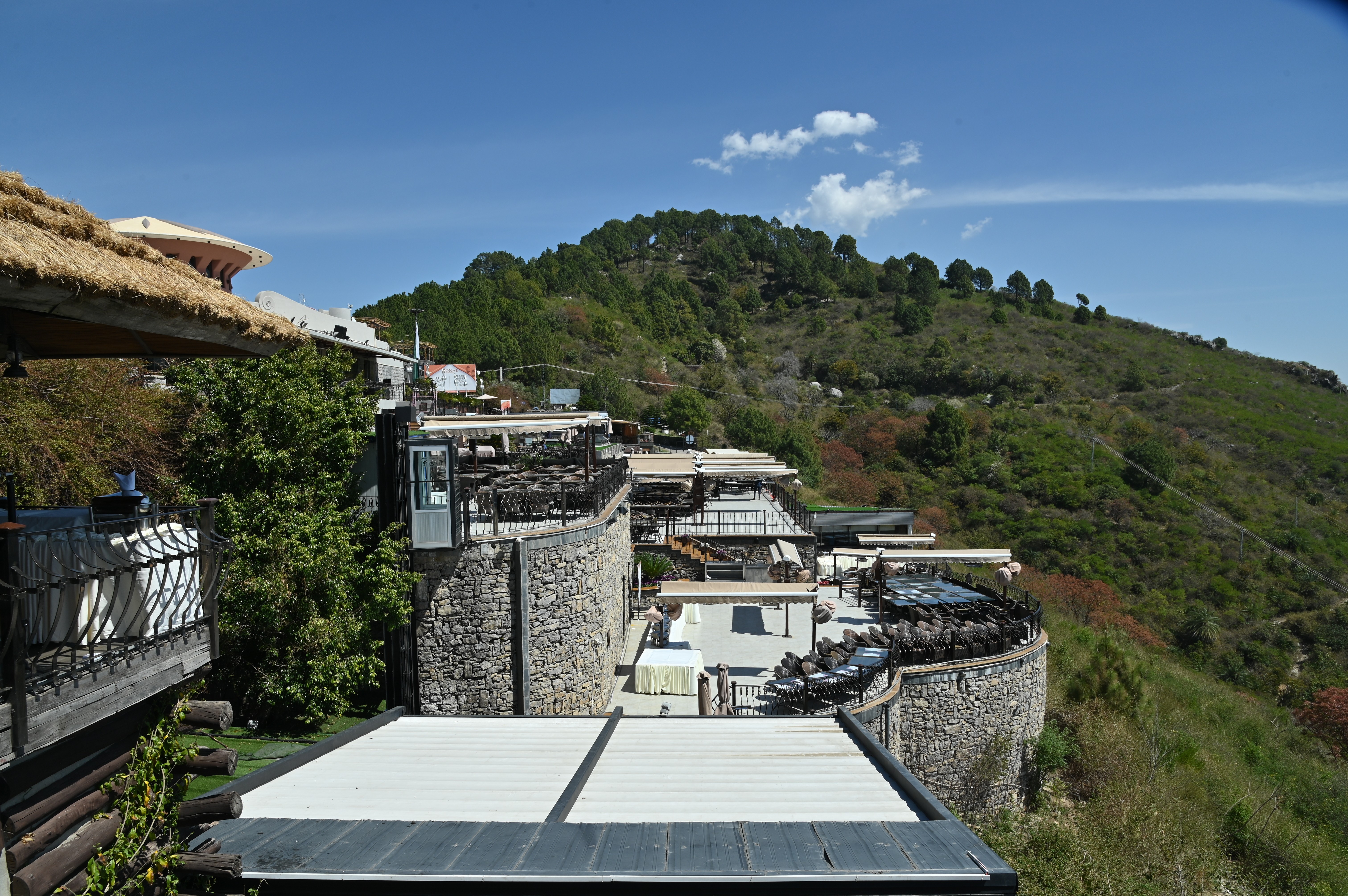 The Monal Restaurant Pir Sohawa situated at the Margalla hills