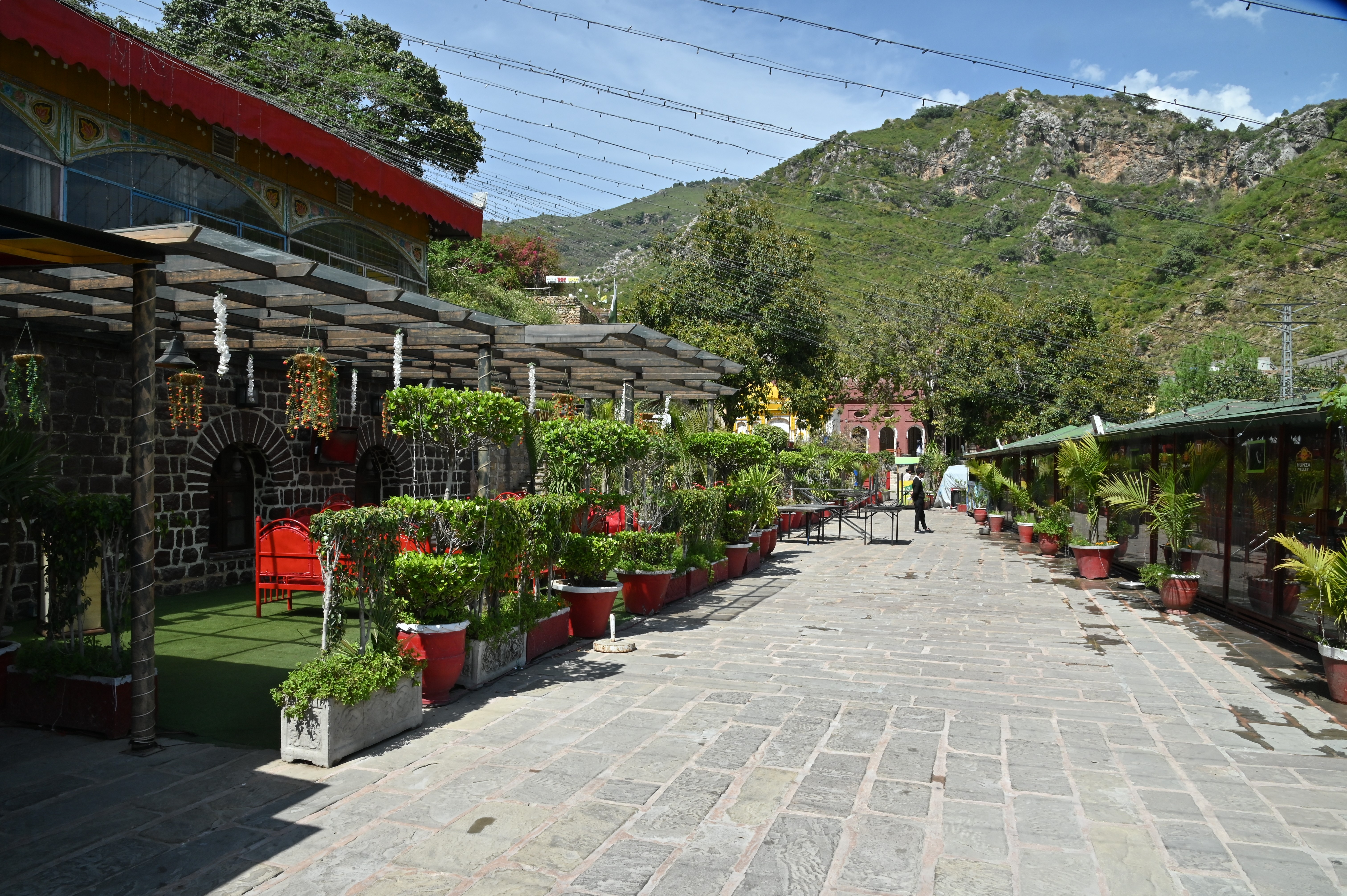 The breathtaking view of Margalla hills from Said Pur Village