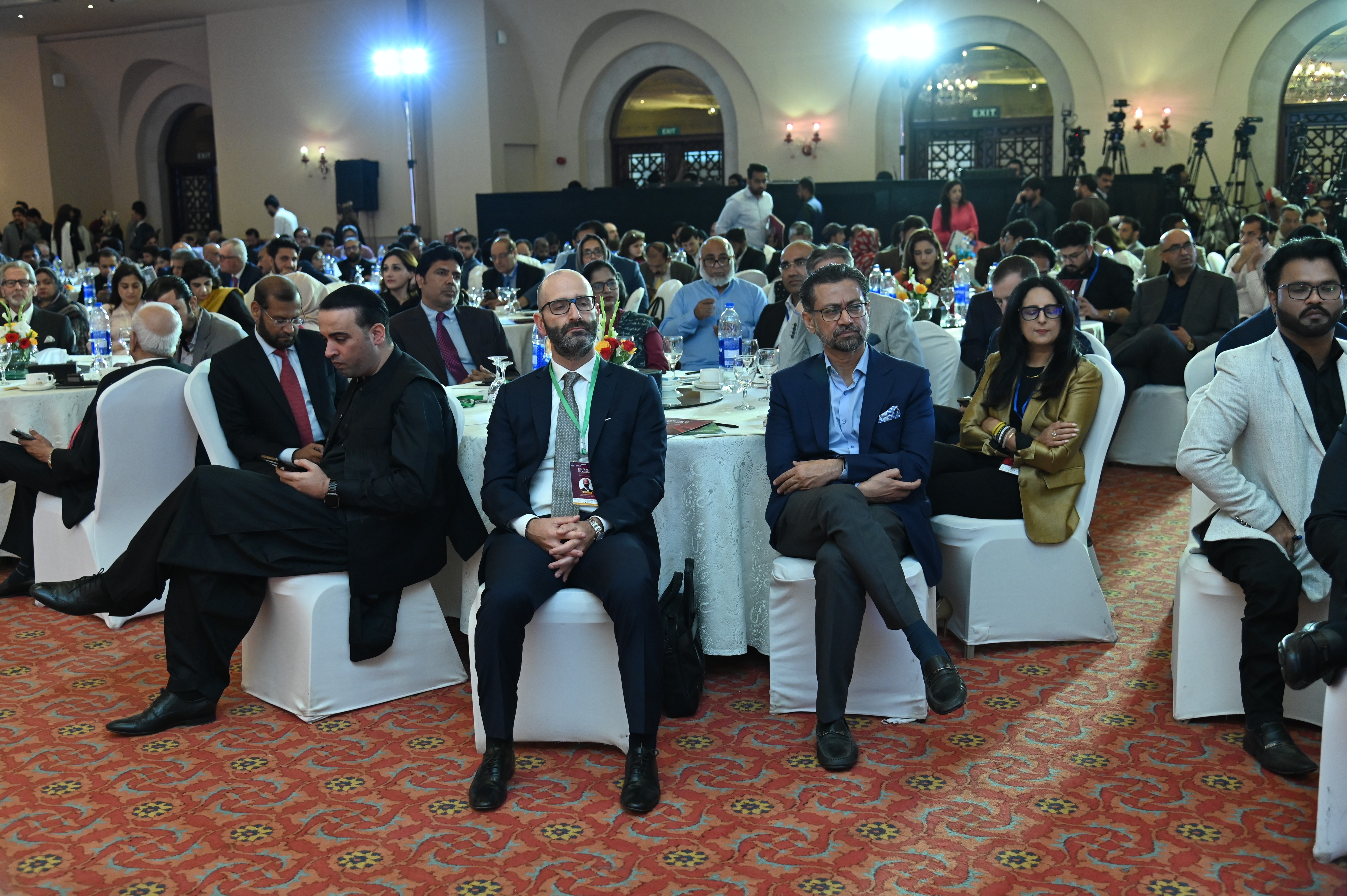 The delegate attending the Business Summit 2024 named Leaders in Islamabad