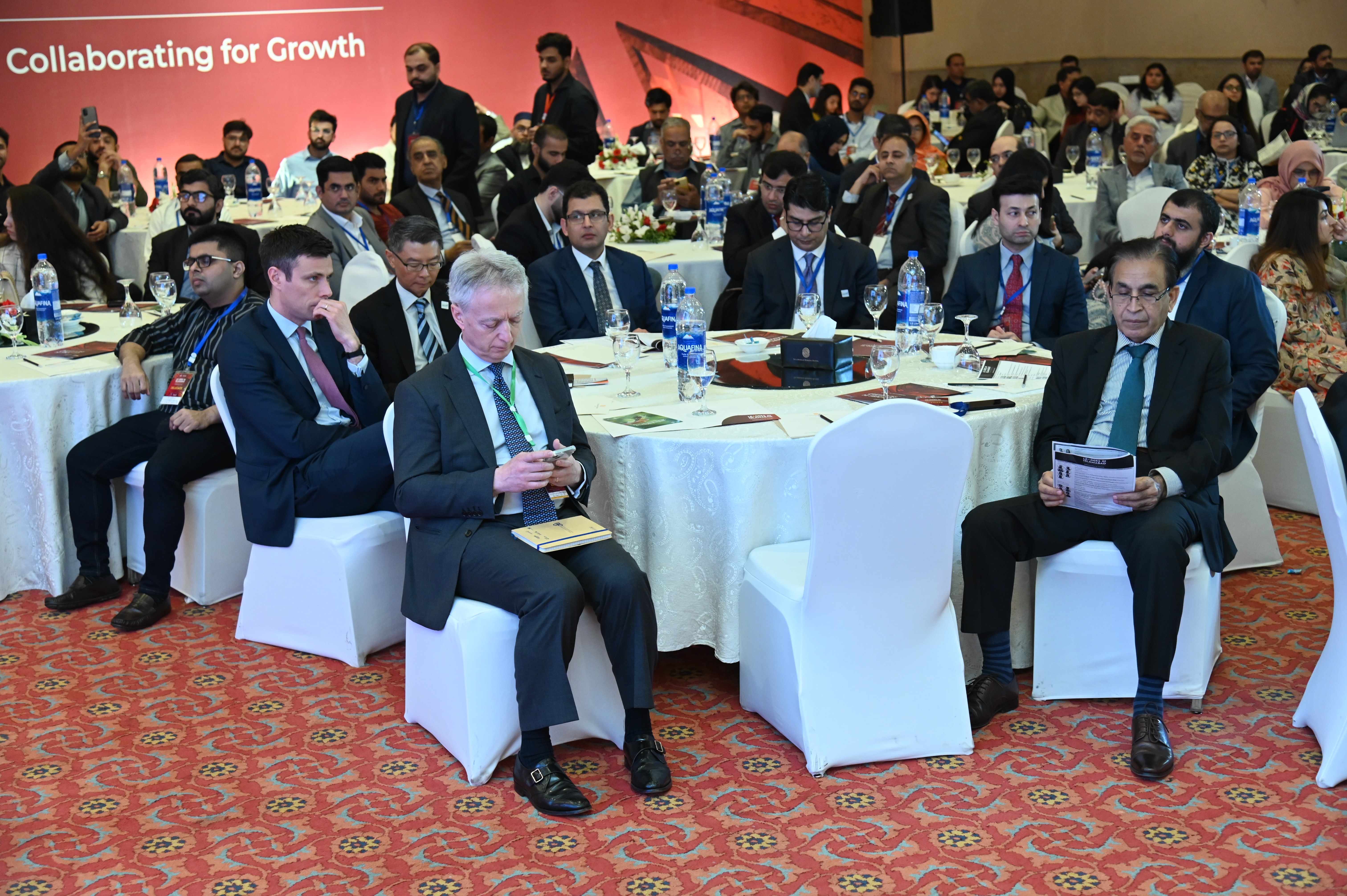 The delegate attending the Business Summit 2024 named Leaders in Islamabad