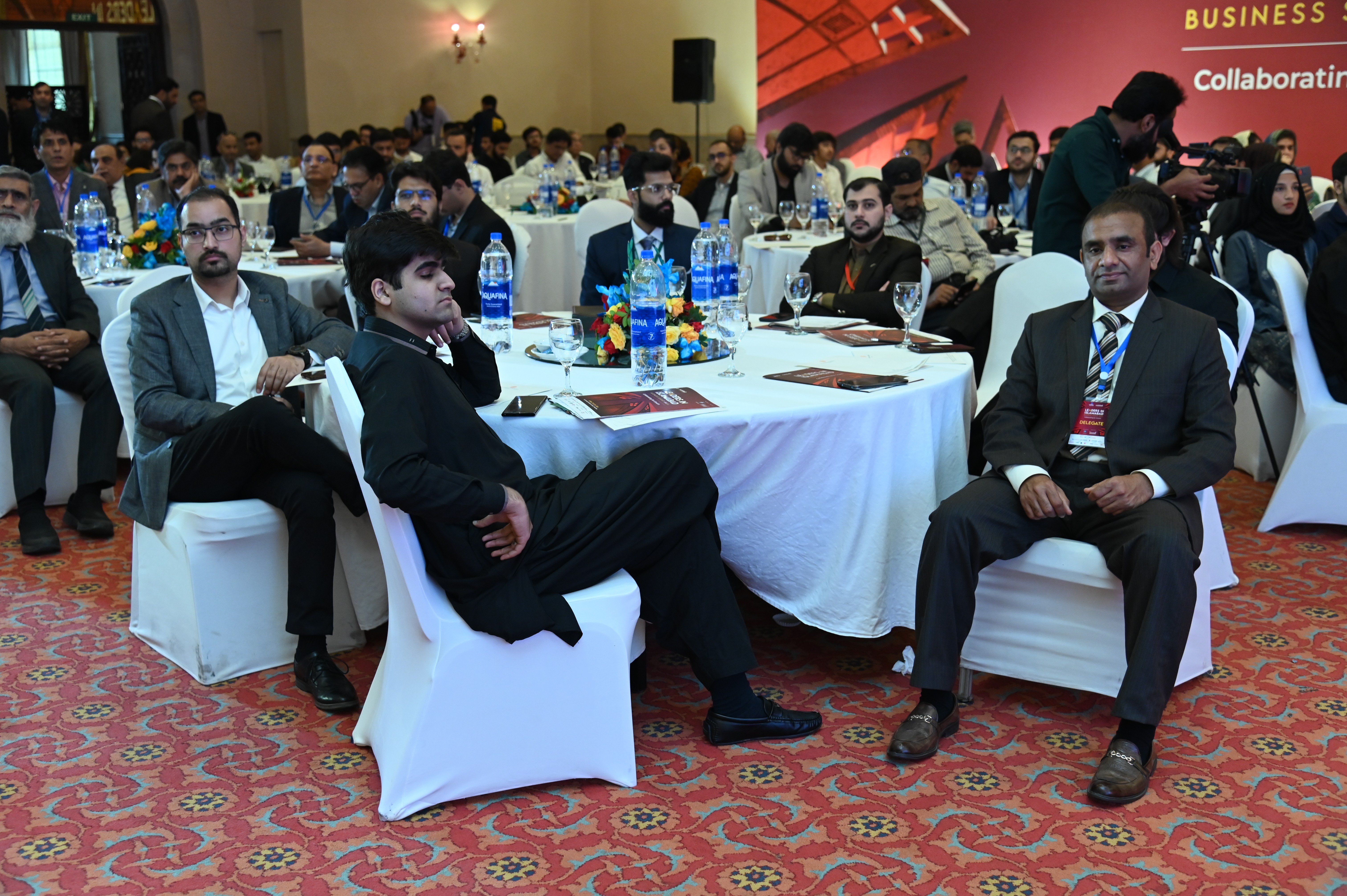 The delegates attending the Business Summit 2024 named Leaders in Islamabad