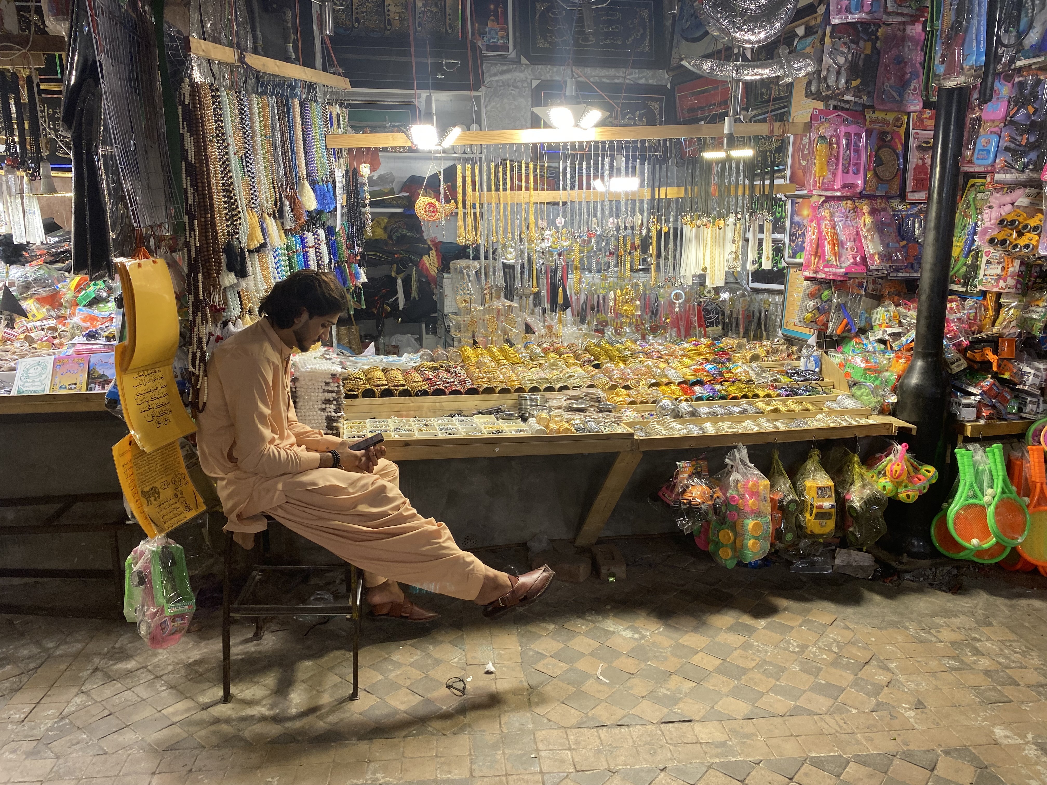 Jewelry stall