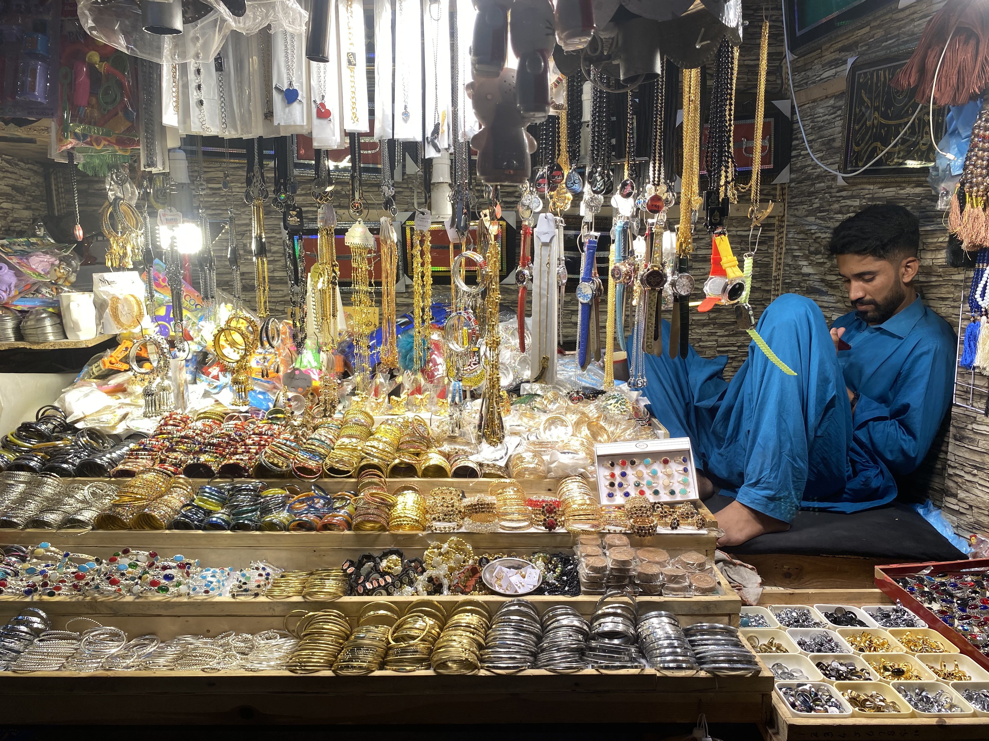 Jewelry stall