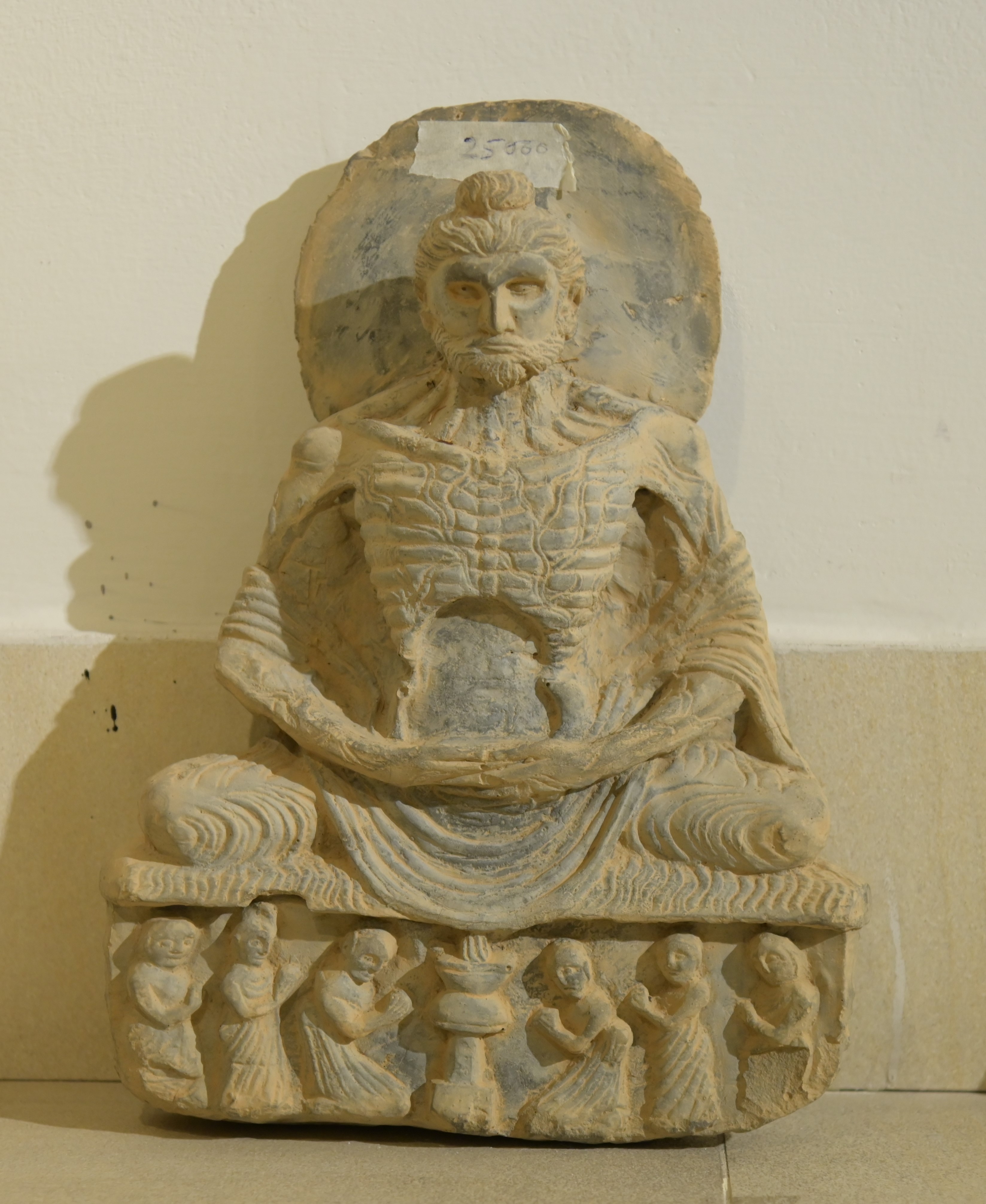 Seated Buddha in meditative pose – a relic of Gandhara art