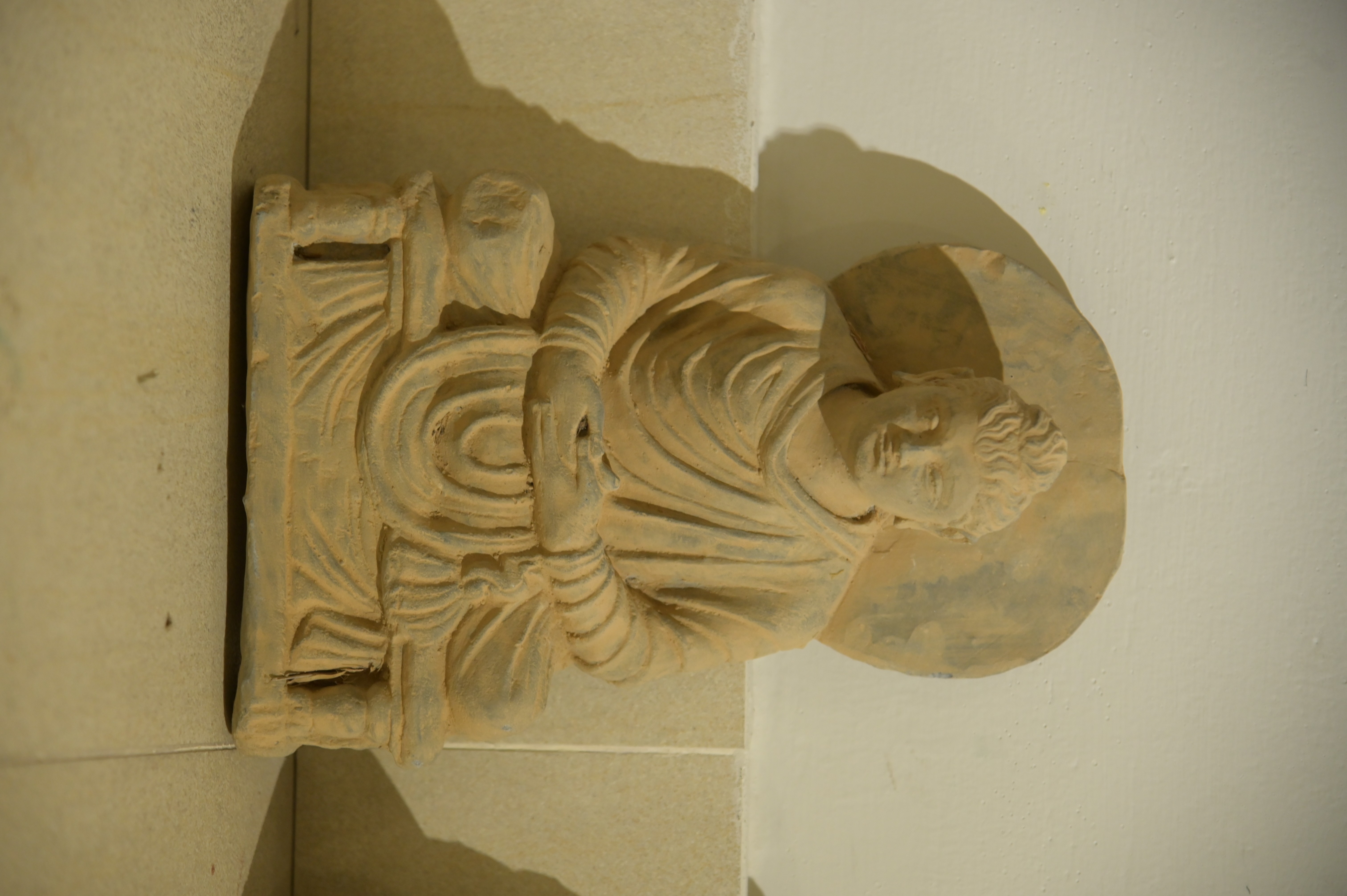Seated Buddha in meditative pose – a relic of Gandhara art