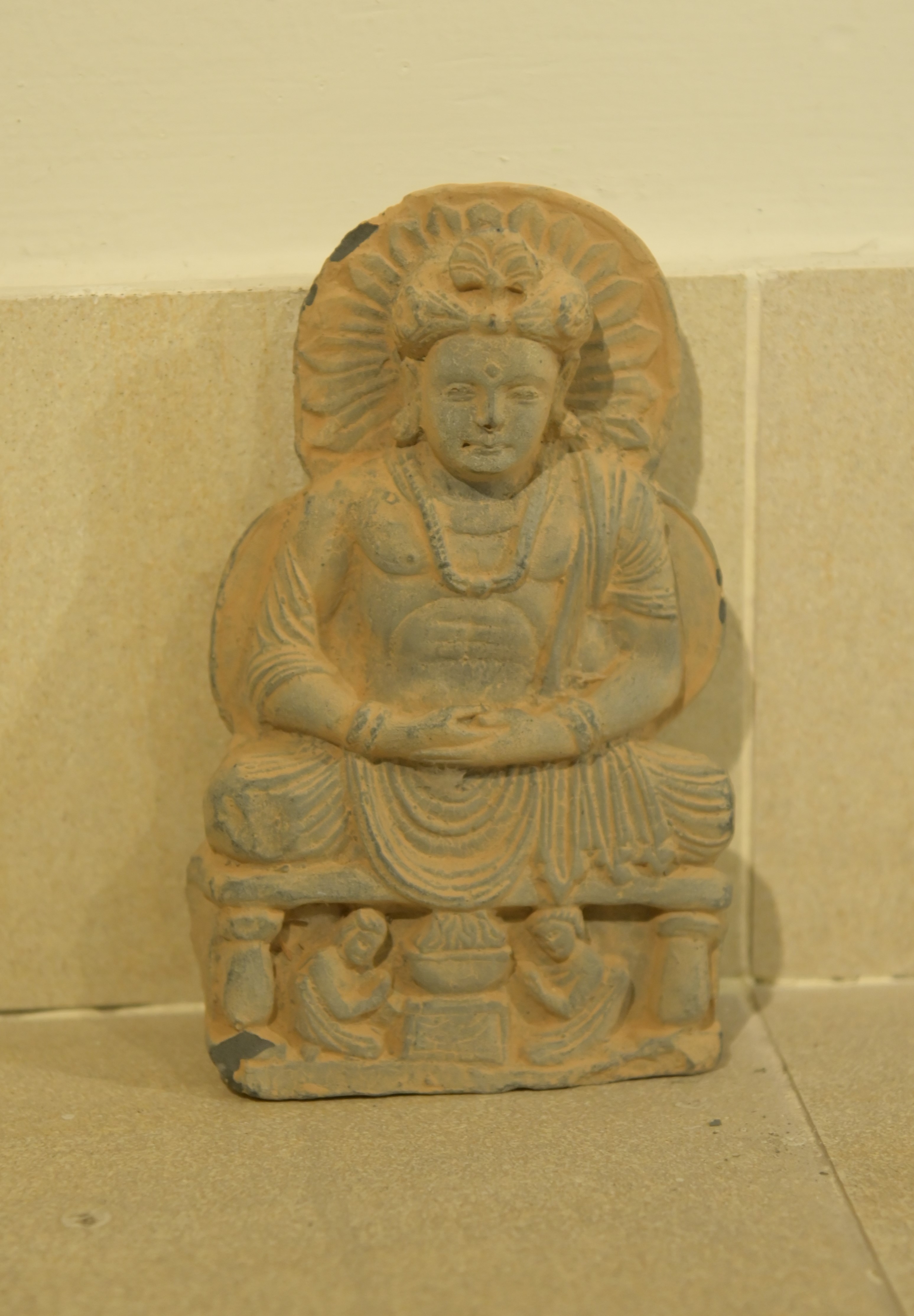 Seated Buddha in meditative pose – a relic of Gandhara art