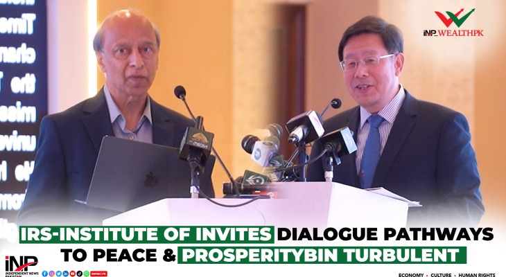 IRS-Institute of invites Dialogue Pathways to Peace & Prosperitybin Turbulent