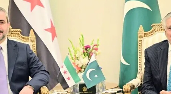 Dar Meets Syrian FM on Regional Developments
